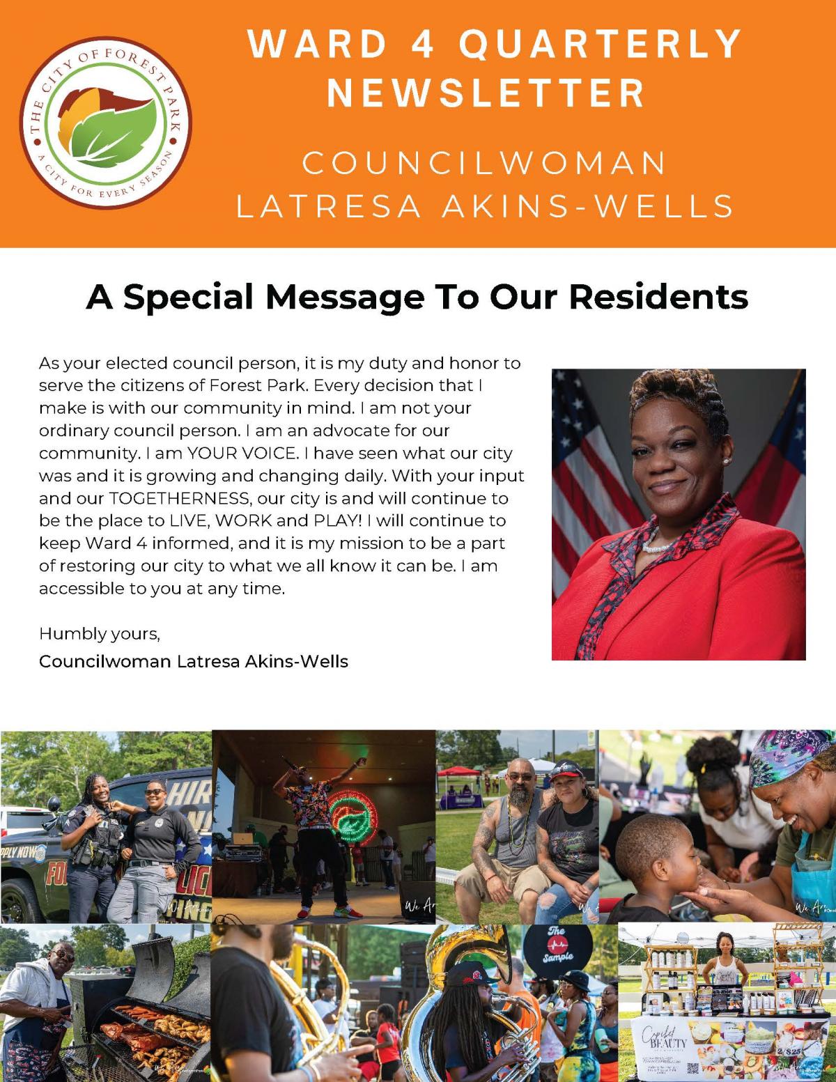Councilwoman Latresa Akins-Wells - Ward 4 