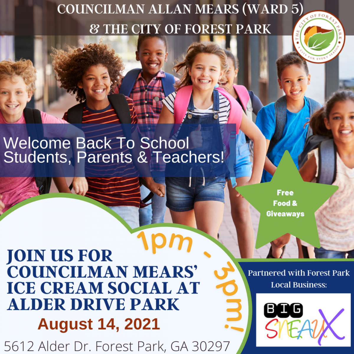COUNCILMAN MEARS  ICE CREAM SOCIAL 