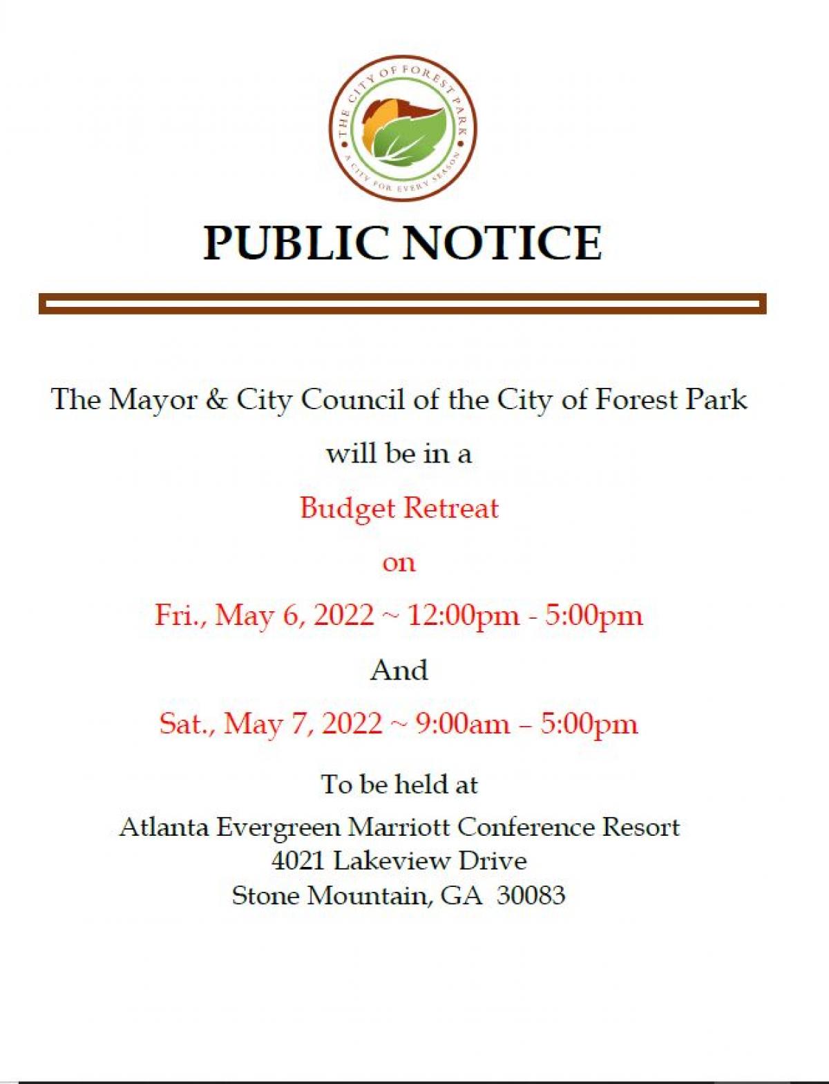 Public Notice