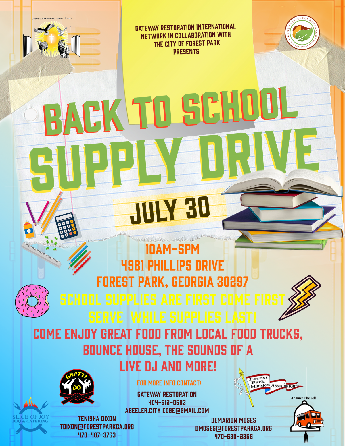 Back to school Supply Drive