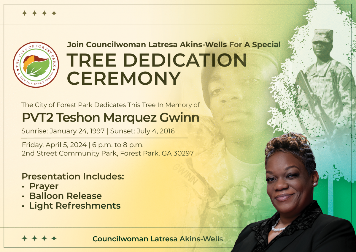 Tree Dedication at Second Street Park (WARD 4)
