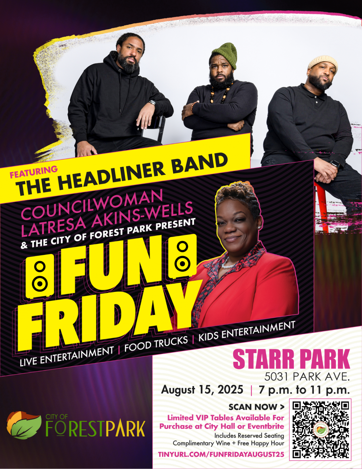 Councilwoman Latresa Akins-Wells of Ward 4 and the City of Forest Park Present Fun Friday Fun Friday