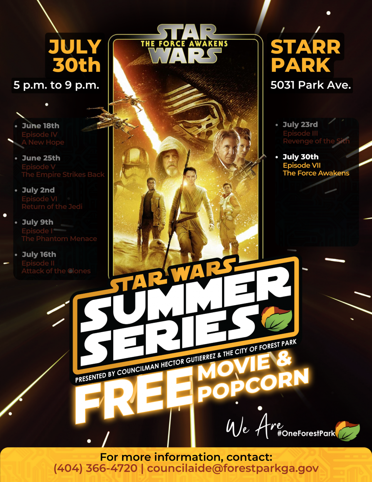 Star Wars Summer Series 
