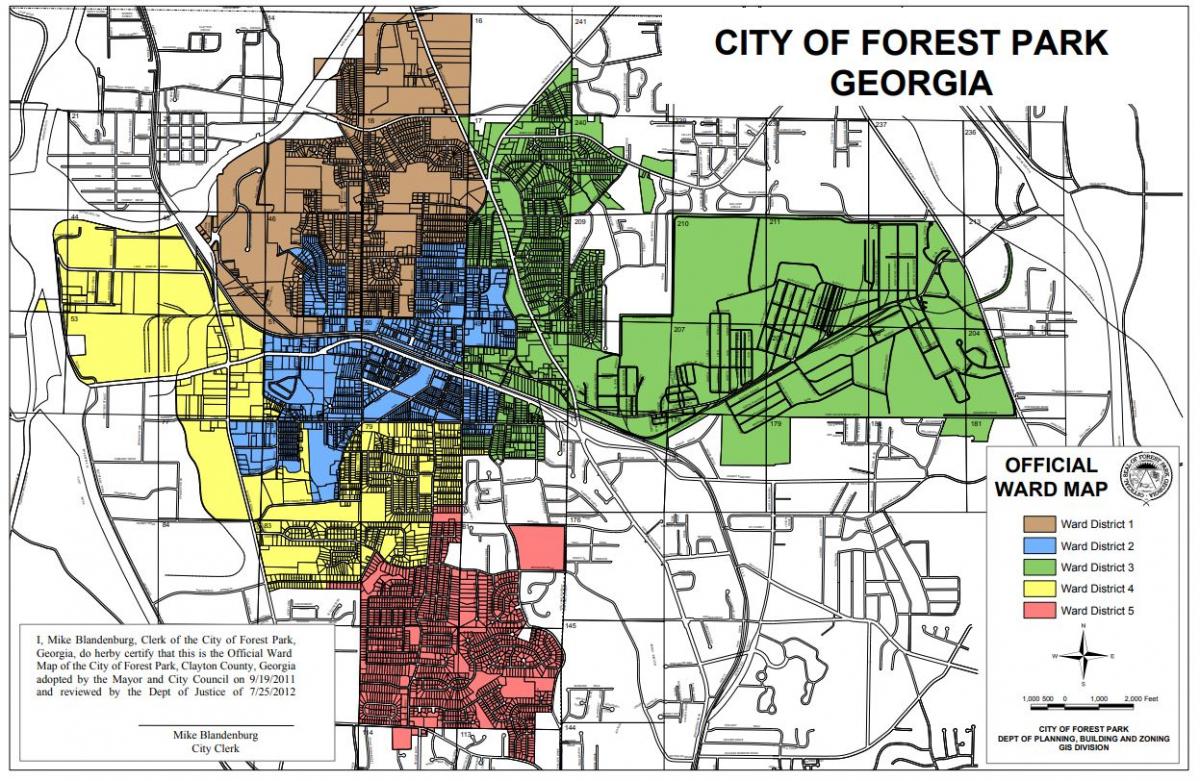Forest Park Ward Map 2023