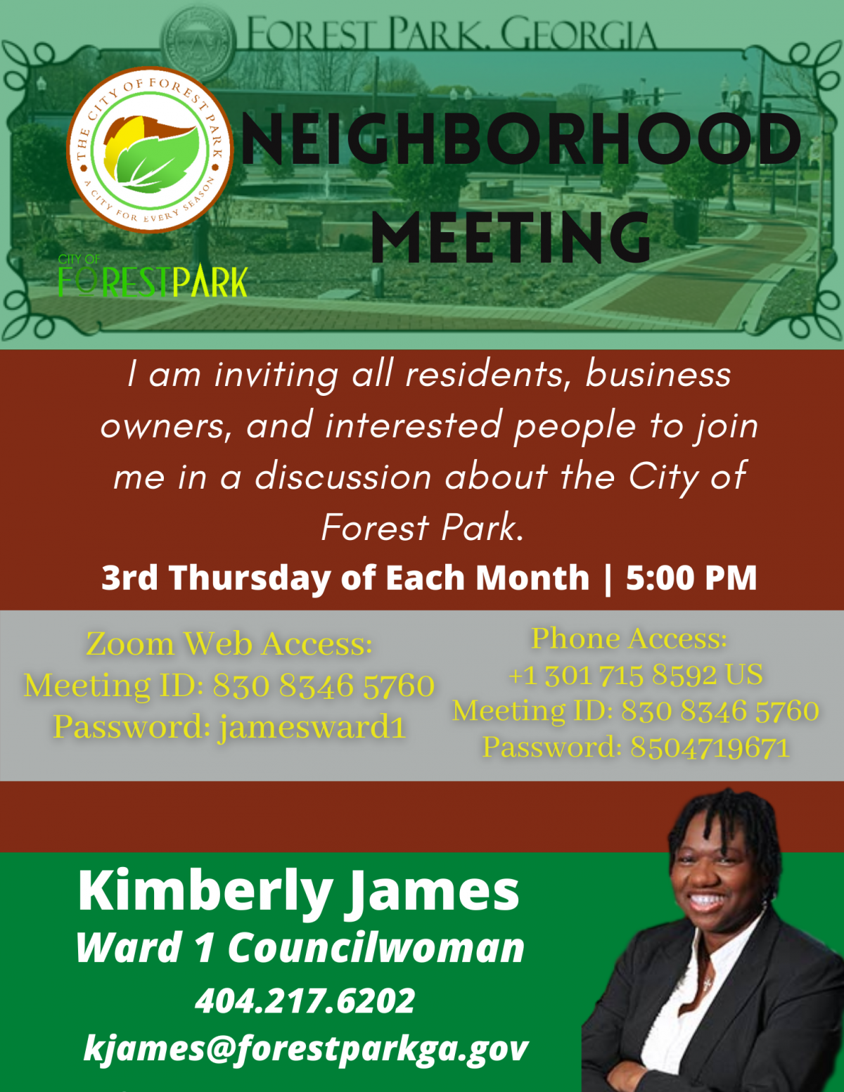 neighborhood meeting 