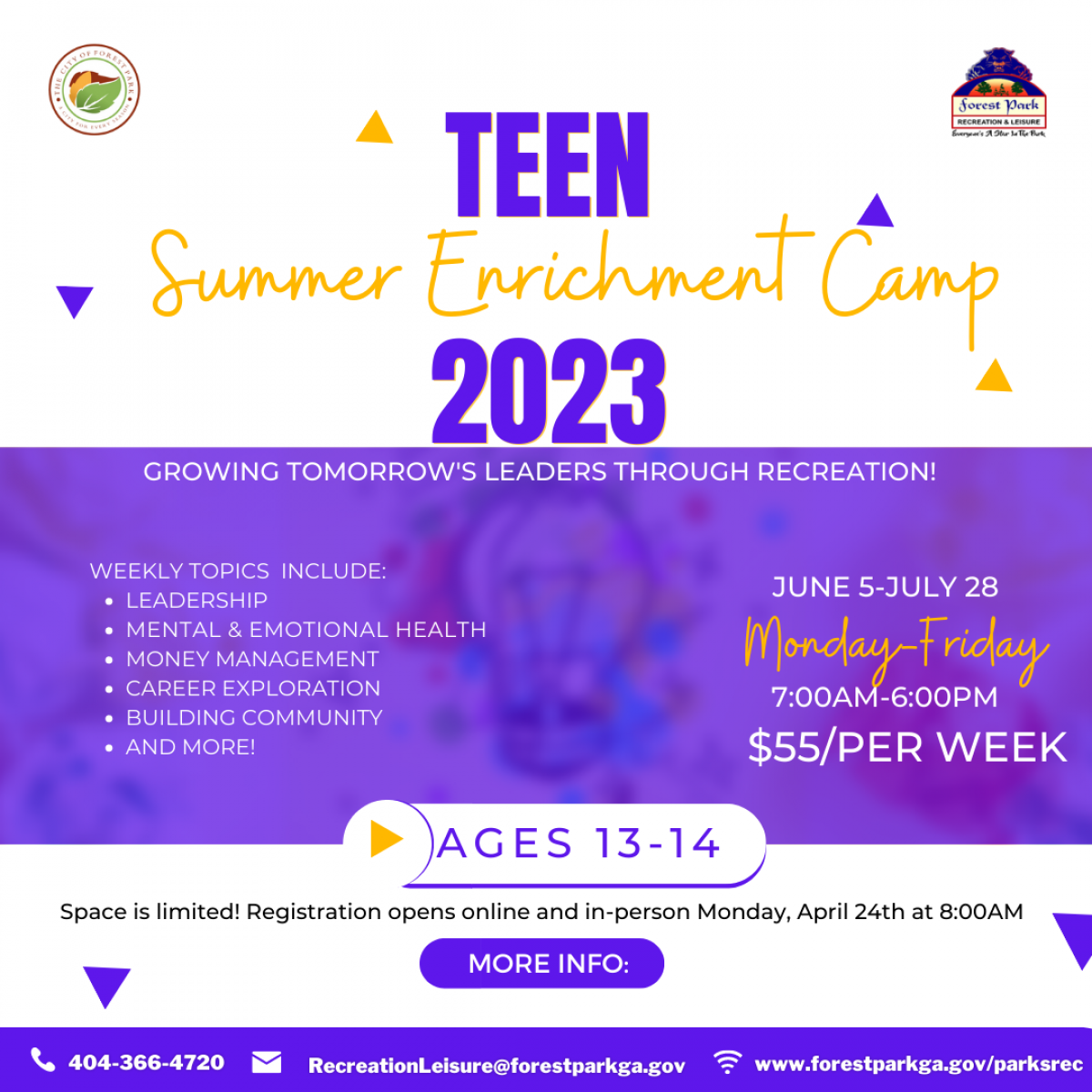 Teen Summer Enrichment Camp